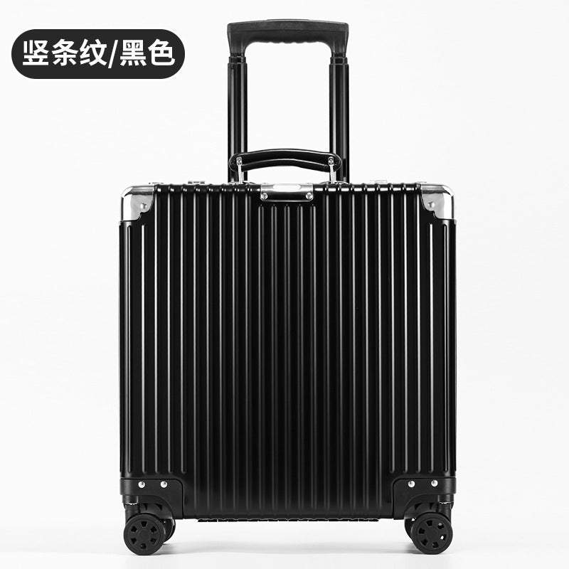 All-aluminum magnesium alloy trolley case 18-inch boarding case 20-inch suitcase bag all-metal small suitcase password box