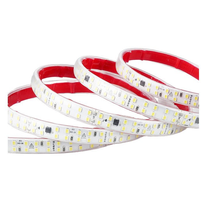 Light strip led light strip with switch plug-in self-adhesive super bright 220V outdoor waterproof household lighting shelf soft light strip