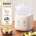 Mini small programmable timed breakfast egg cooker automatic power off fully automatic multifunctional steamed egg maker