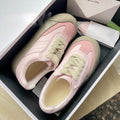Pink german army trainers (gats) women's shoes 2026 new spring thick sole height increasing shoes retro puffy shoes casual sneakers athletic shoes