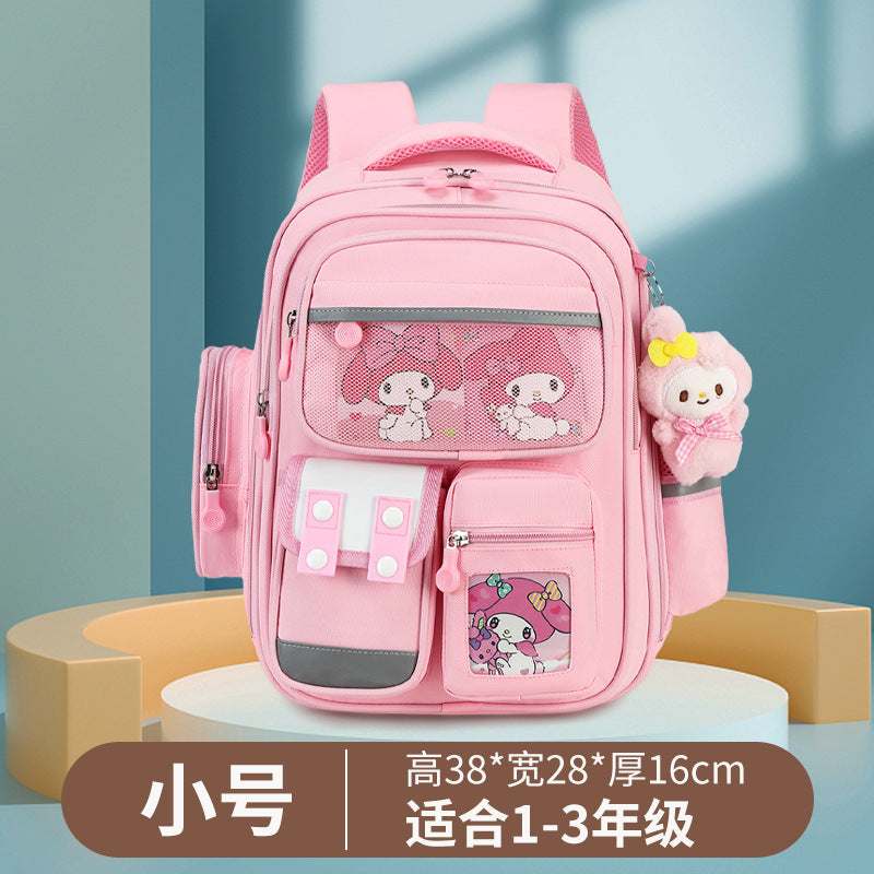 capibala school bag for primary school students, boys in grades 1-3 to 6, large capacity cute capybara stain-resistant backpack