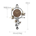 Flying bird collection classy wall clock elegant clock wall hanging living room clock background wall hanging clock 2025 new silent clock