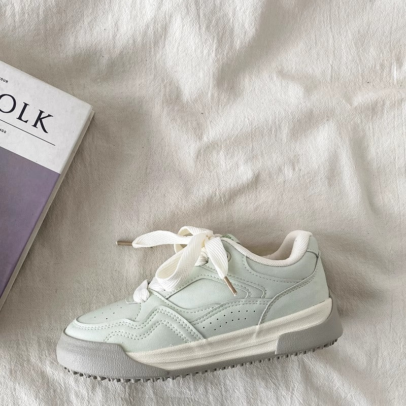Thick sole sneakers for women 2026new arrival spring autumcasualeasiest for matchniche style lightweight sports ins trendy korean style bread shoes