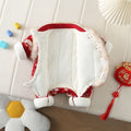 Baby girl winter new year greetings clothes baby winter clothes thickened romper romper winter outing retro one-piece