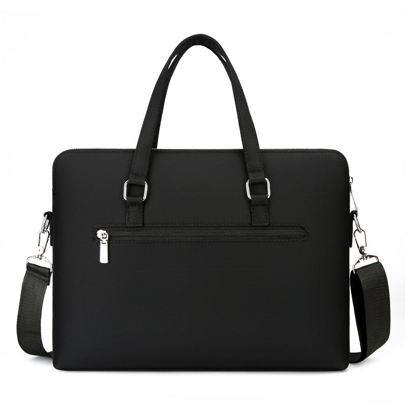 New briefcase Fashion trend Business Oxford cloth File bag Large capacity bag Laptop bag Crossbody bag