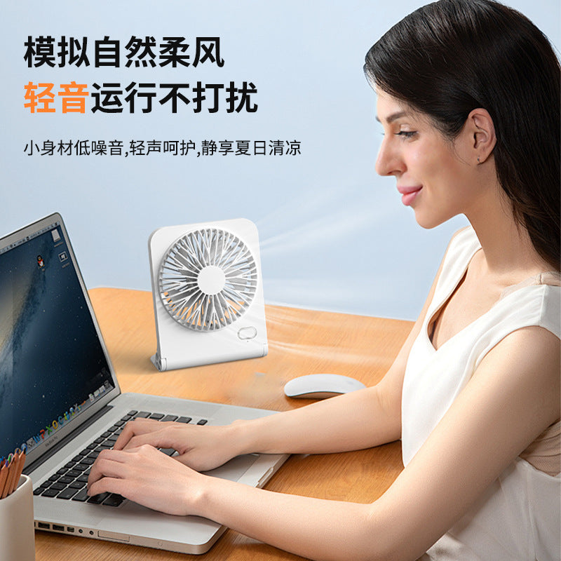 new arrival foldable mini fan usbfor home wall-mounted outdoor portable handheld small fan a must-have for lazy people