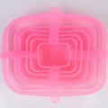 Pink 6-piece set/square