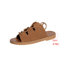 summer new round toe ankle strap sandals - comfortable outdoor beach shoes, plus size platform sandals for women (export quality)