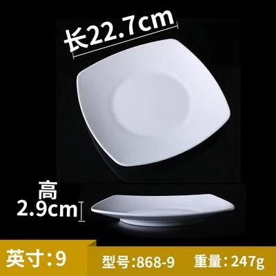 Fat beef plate melamine hotpot restaurant buffet plate tableware barbecue plate commercial side dish dish lettuce bucket haidilao