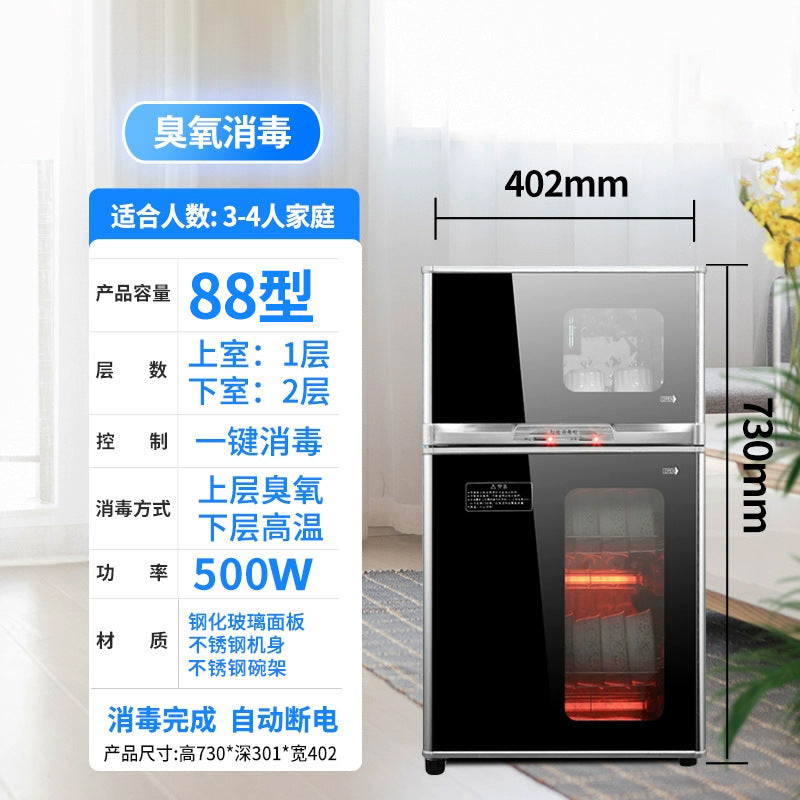 Wholesale stainless steel disinfection cabinet - commercial/industrial grade, small kitchen countertop/free-standing, household dish and utensil high-temperature sterilization cabinet