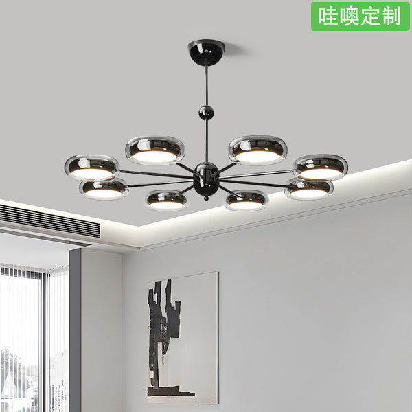 [Wow] Italian light luxury chandelier designer 2025 new bedroom chandelier high-end atmospheric room light