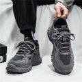 Dad shoes 2025 autumn mesh breathable wear-resistant casual shoes anti-slip running sneakers trendy tire sole men's shoes