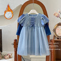 Girls' dresses: new autumn  collection - princess aurora (frozen) inspired, high-end formal gowns, elsa-inspired heavily embellished dresses, princess style