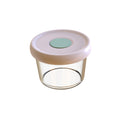 Kids glass food supplement box silicone fresh cover portable tableware box baby food supplement box can be steamed and cooked wholesale storage box