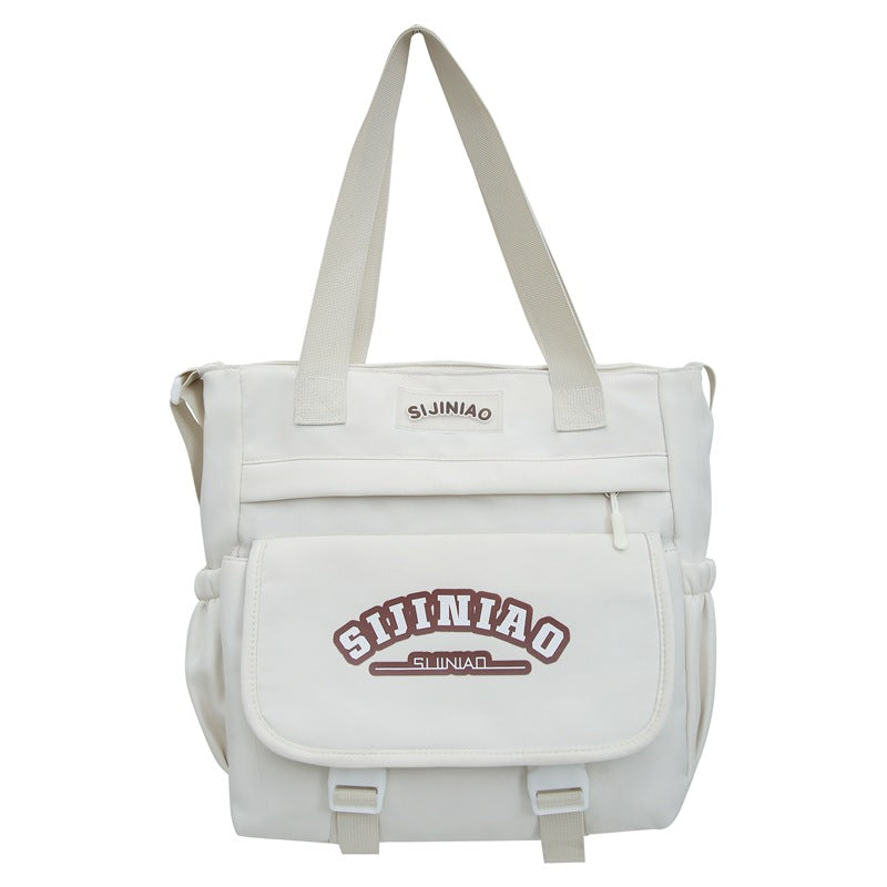 New primary school student handbag, middle school student schoolbag two-piece set, lightweight and large-capacity backpack for grades 1-9