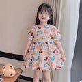 New girls' summer floral dress - kids' princess sundress - beach dress - summer cotton gauze cami dress -  collection