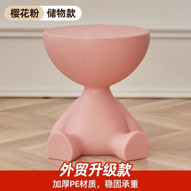 Creative bedside table for home, sofa side table, storage rack, bedroom balcony mobile mini table, small apartment coffee table