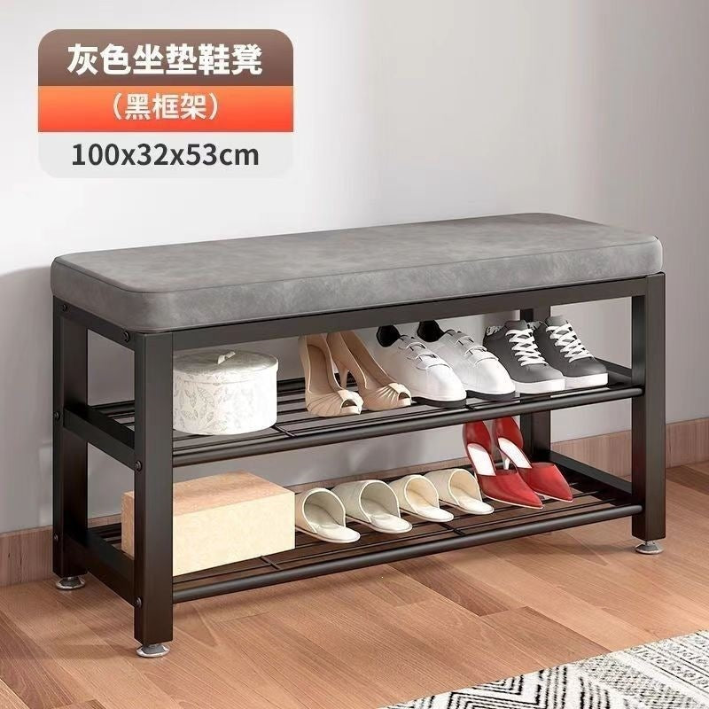 Simple shoe changing stool shoe changing stool coat rack all-in-one entrance storage rack all-in-one shoe changing stool shoe rack all-in-one entrance