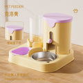 Cat bowl dog bowl feeder water dispenser cat food bowl stainless steel pet water double bowl pet automatic feeder