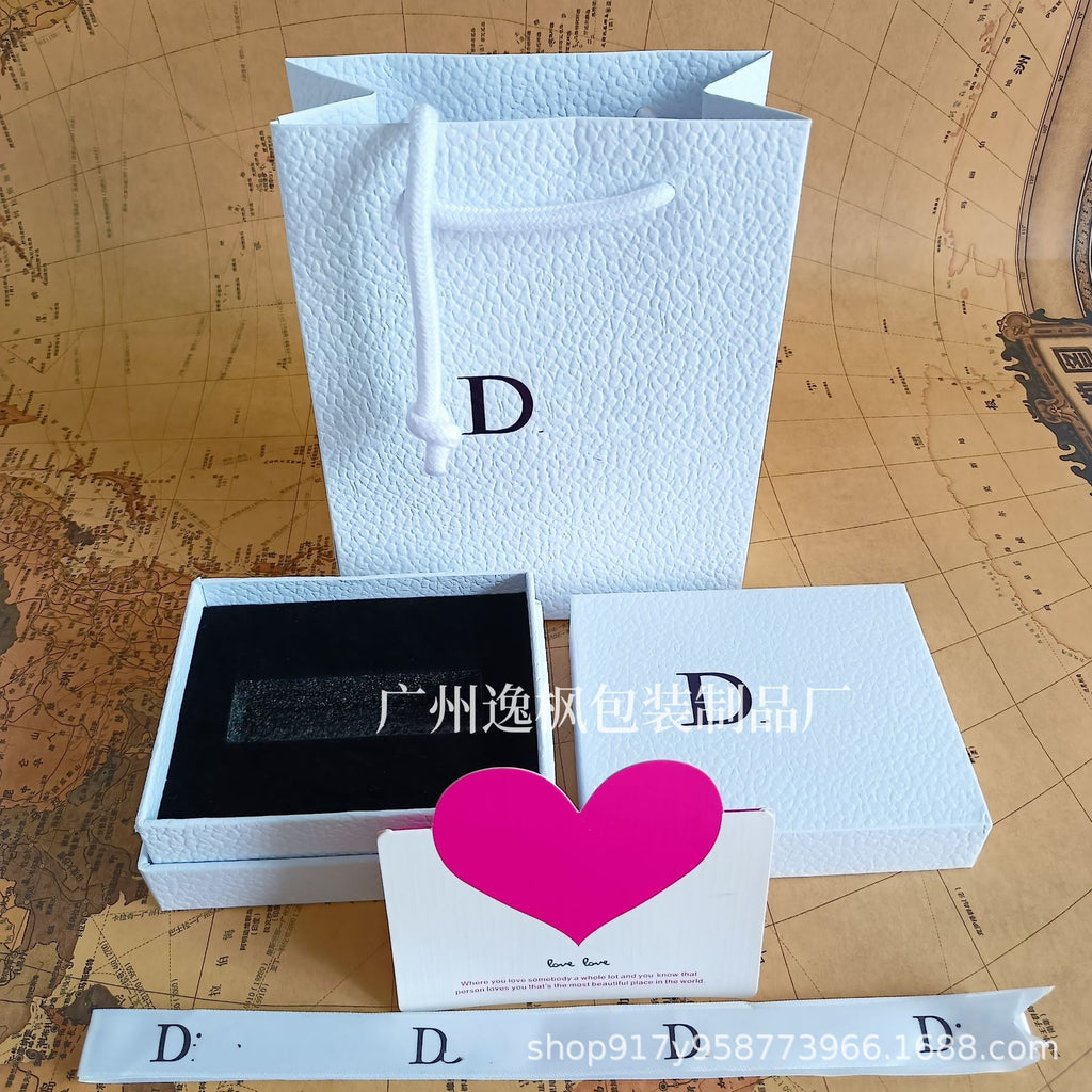 D Home Popular Lip Glaze Gift Box Lipstick Packaging Box Lipstick Gift Bag Cosmetics Lipstick Portable Gift Bag