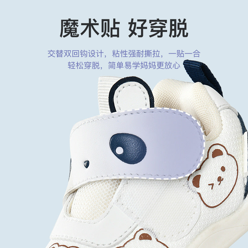 Baby boys' first walker shoes - spring/autumn style, soft sole, anti-slip functional shoes, ages 1-2 to 5 years, toddler shoes for baby girls