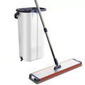new hands-free flat mop with scraper – the ultimate one-touch cleaning solution for home use, featuring wet & dry separation for effortless mopping