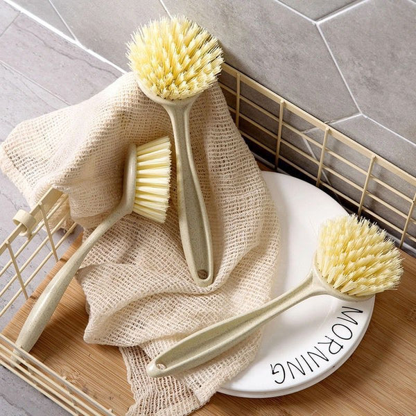 [Multifunctional brush] Pot brush, wash the pot, wash the pot brush, do not hurt the pot, do not stick oil, long handle brush, pot brush, kitchen cleaning brush
