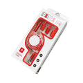Logo telescopic data cable one to three-in-one car mobile phone gift charging cable suitable for apple android typec
