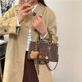 new arrivalretro small square bag for women casualfall and winter underarm satchel bag accessible luxury texture work clothing shoulder crossbody bag