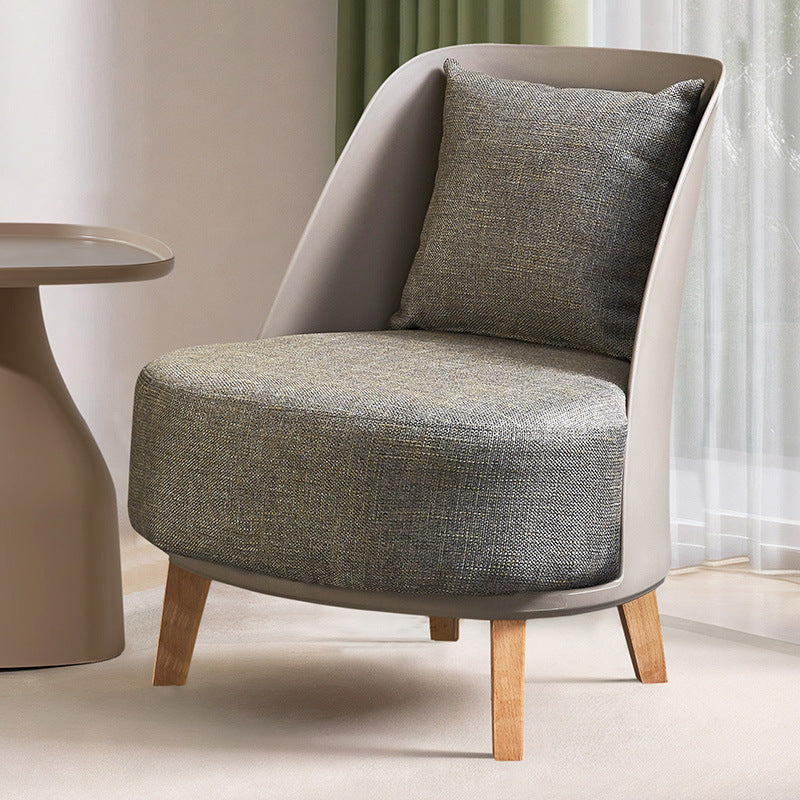 Nordic light luxury sofa chair - designer creative single seater for living room, hotel, b&b, reception, and negotiation