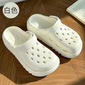 New arrival crocs women's summer 2025 new arrival shit-stepping outwear nurse thick solenon-slip toe cap sandals and slippers for women