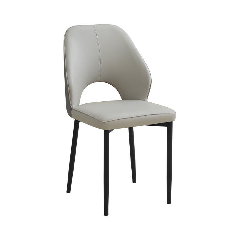 Manufacturer wholesale backrest lazy stool popularcasual creative scandinavianins style restaurant creative cut out dining chair