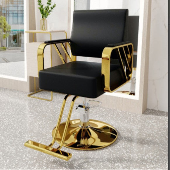 Hair cutting chair stainless steel chair hair salon hairdressing shop use wholesale adjustablerotatefashion seat adjustablerotate