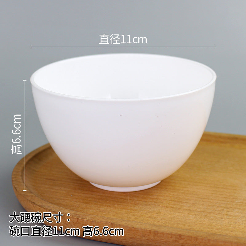 Beauty bowl spa mask mixing tool plastic mask bowl wholesale set - flat rim bowl
