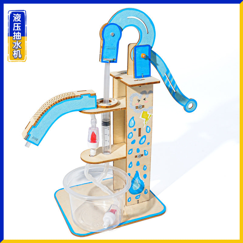Science and technology small production science experiment blue elephant DIY handmade teaching aid material package set science and education model source manufacturer