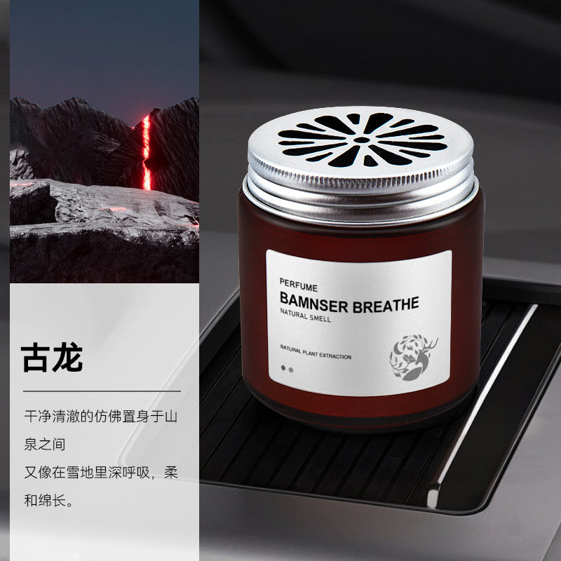 Car air freshener, car perfume, interior ornament, fresh air, odor eliminator, deodorizer, car solid balm, glass