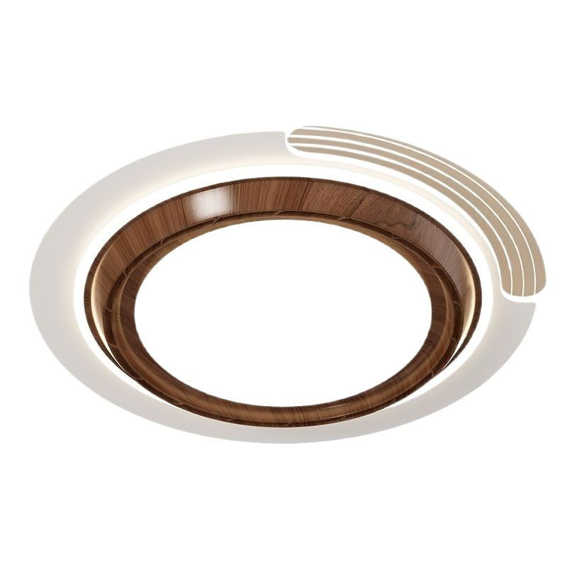 [Strict selection] Bladeless fan light Ceiling light Modern simple ultra-thin round invisible silent integrated electric fan light