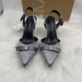 Za's 2025 new women's shoes: low-heeled, elegant, socialite-style pumps with closed toe, low-cut design, and ankle strap