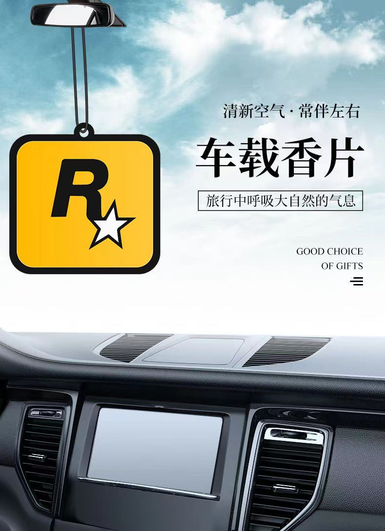 Car fragrance pendant long-lasting light fragrance car perfume aromatherapy card car interior hanging car fragrance hanging pendant