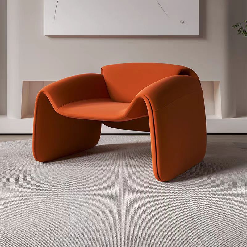 Italian normcore designer casual home single sofa chair scandinavian living room study special shaped creative m crab chair