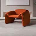 Frosted velvet orange