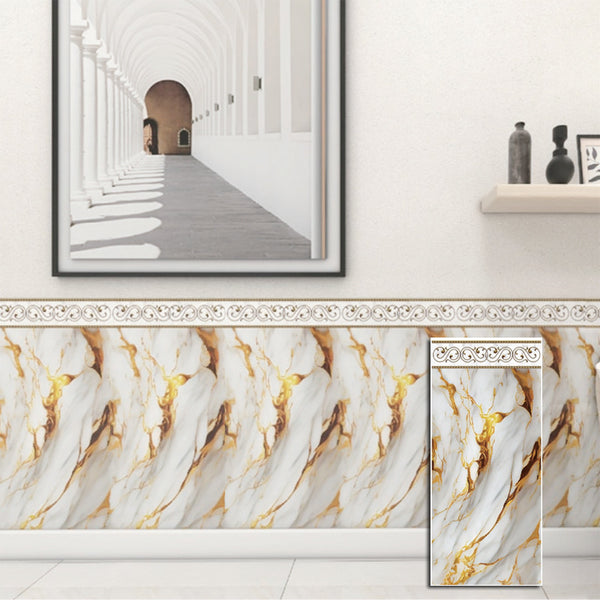 Wall sticker, wall panel, aluminum-plastic panel, ceramic tile self-adhesive wall sticker, waterproof and moisture-proof decorative belt, waist line, wall skirt, living room, lying