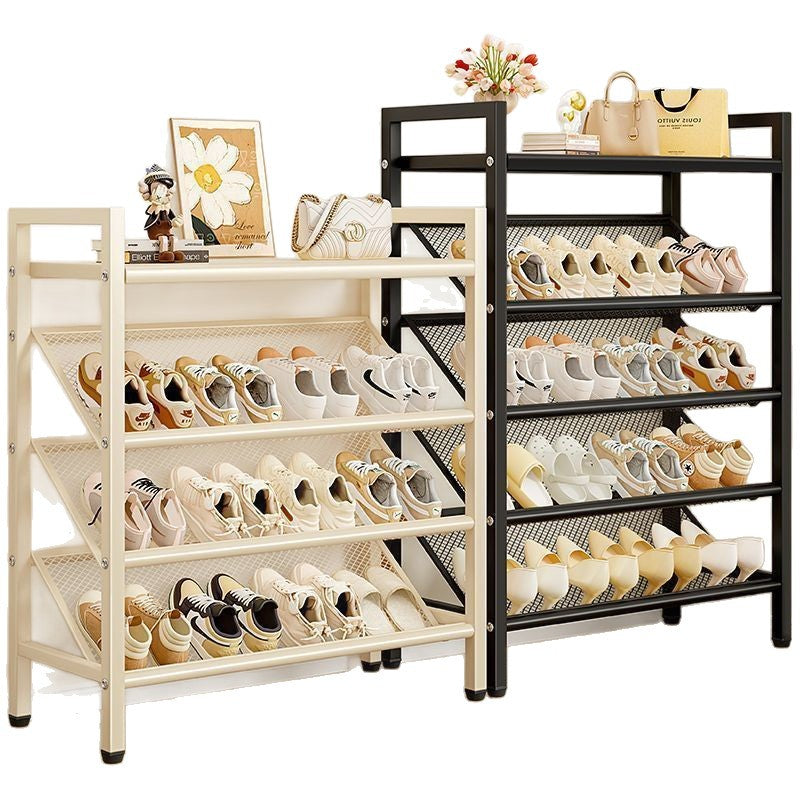 Ultra-slim multi-tier rotating shoe rack: the must-have storage solution for entryways and dorms. simple, modern design