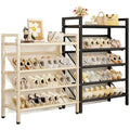 Ultra-slim multi-tier rotating shoe rack: the must-have storage solution for entryways and dorms. simple, modern design