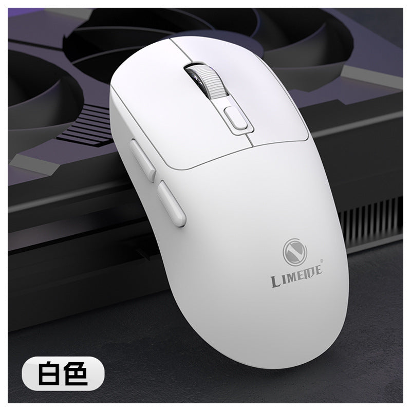 Li-mag q8 bluetooth wireless mouse, dual-mode rechargeable, 2.4g, for laptop, office, esports, and gaming - cross-border edition