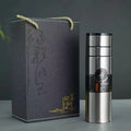 New one-touch open car tea cup, 316 stainless steel insulated mug, business style tea infuser gift cup