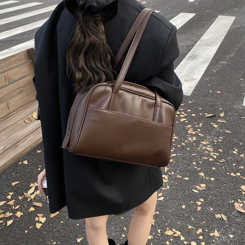 retroniche style large-capacity bag for women autumnew arrivaltrendyeasiest for match underarm bag fashioncasual shoulder bag