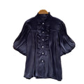 French chic lantern sleeve ruffle blouse - women's summer top: soft, breathable, high-end design, perfect for work