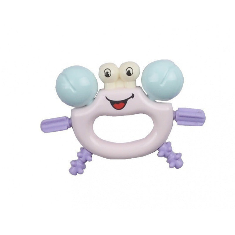 Cross-border baby hand rattle toy 0-1 years old newborn baby can gnaw teething glue baby bed bell pedal piano pendant