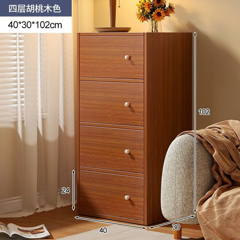 Chest of drawers storage cabinet bedroom storage cabinet narrow vertical cabinet plant drawer cabinet living room wall floor-standing bed end cabinet